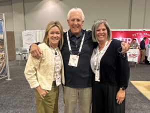 Chuck McGee of FMGI with Jenn Buonanotte and Gina Adkins of BouncePath Marketing