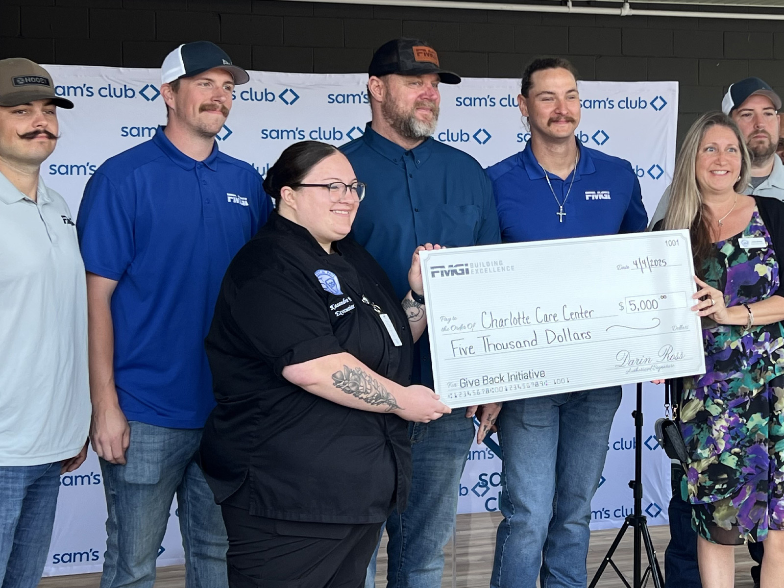 FMGI donated to the Charlotte Care Center as part of our Give Back program.