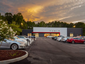 New Tesla Showroom in Raleigh